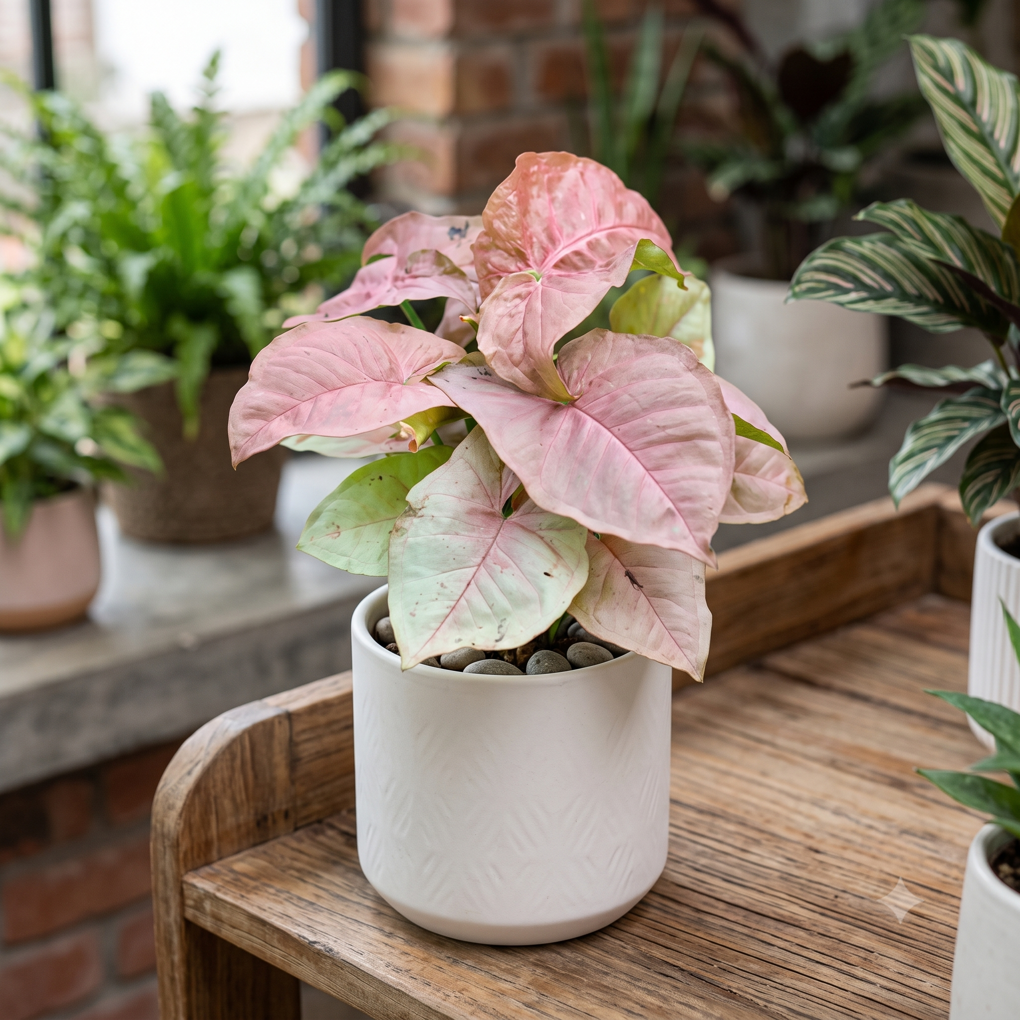 Neon Robusta Pink Syngonium live nursery plant specimen