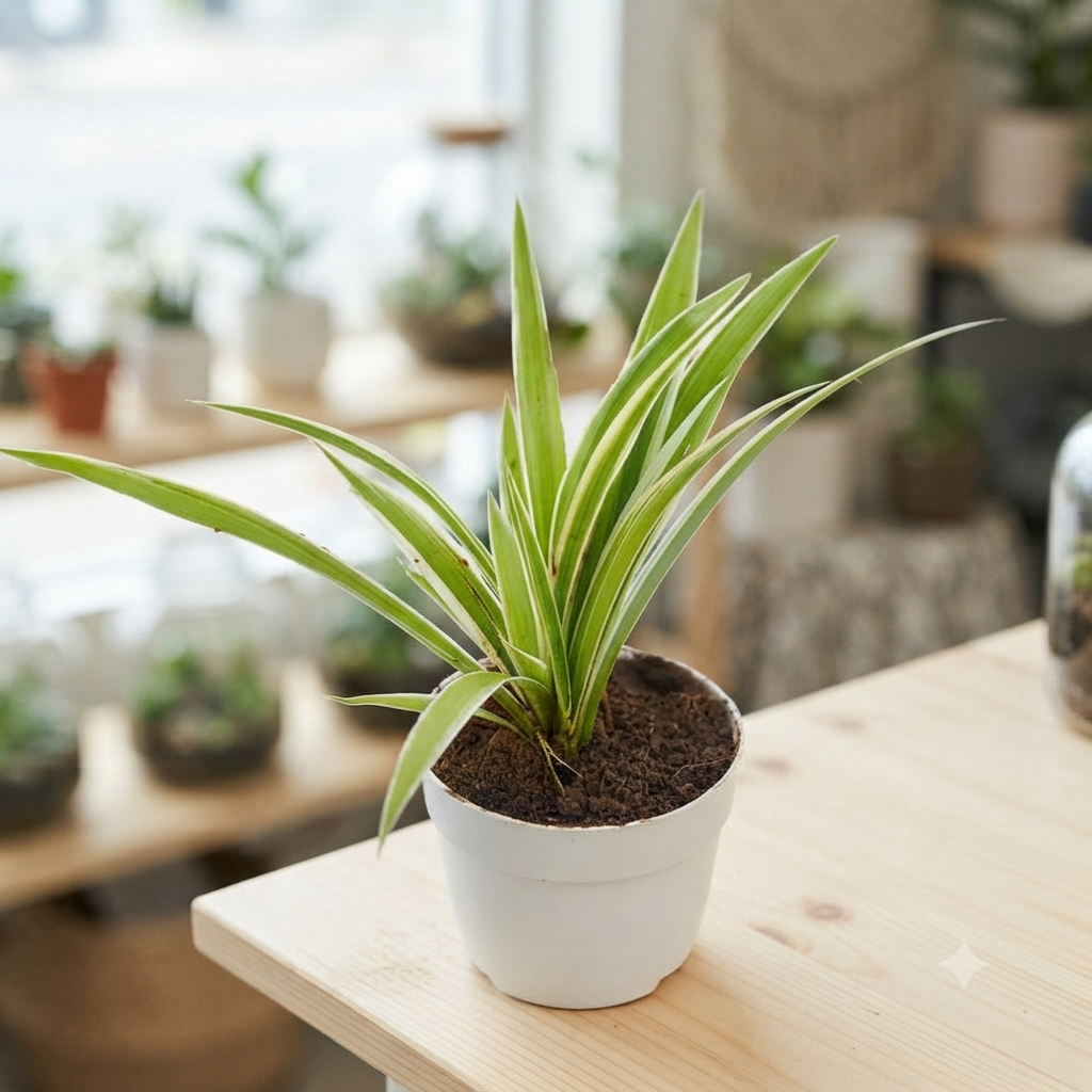 Variegated Spider Plant live nursery plant specimen