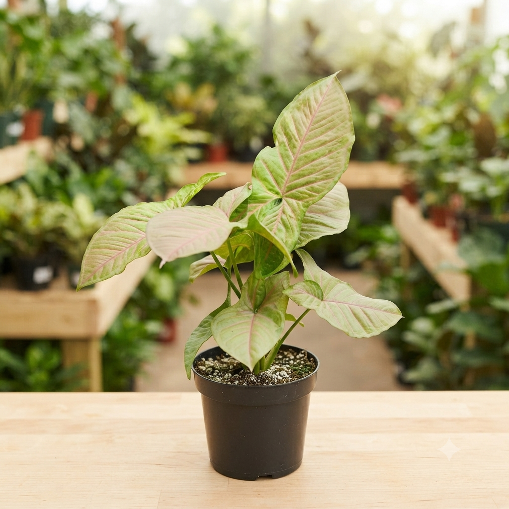 Neon Robusta Pink Syngonium live nursery plant specimen