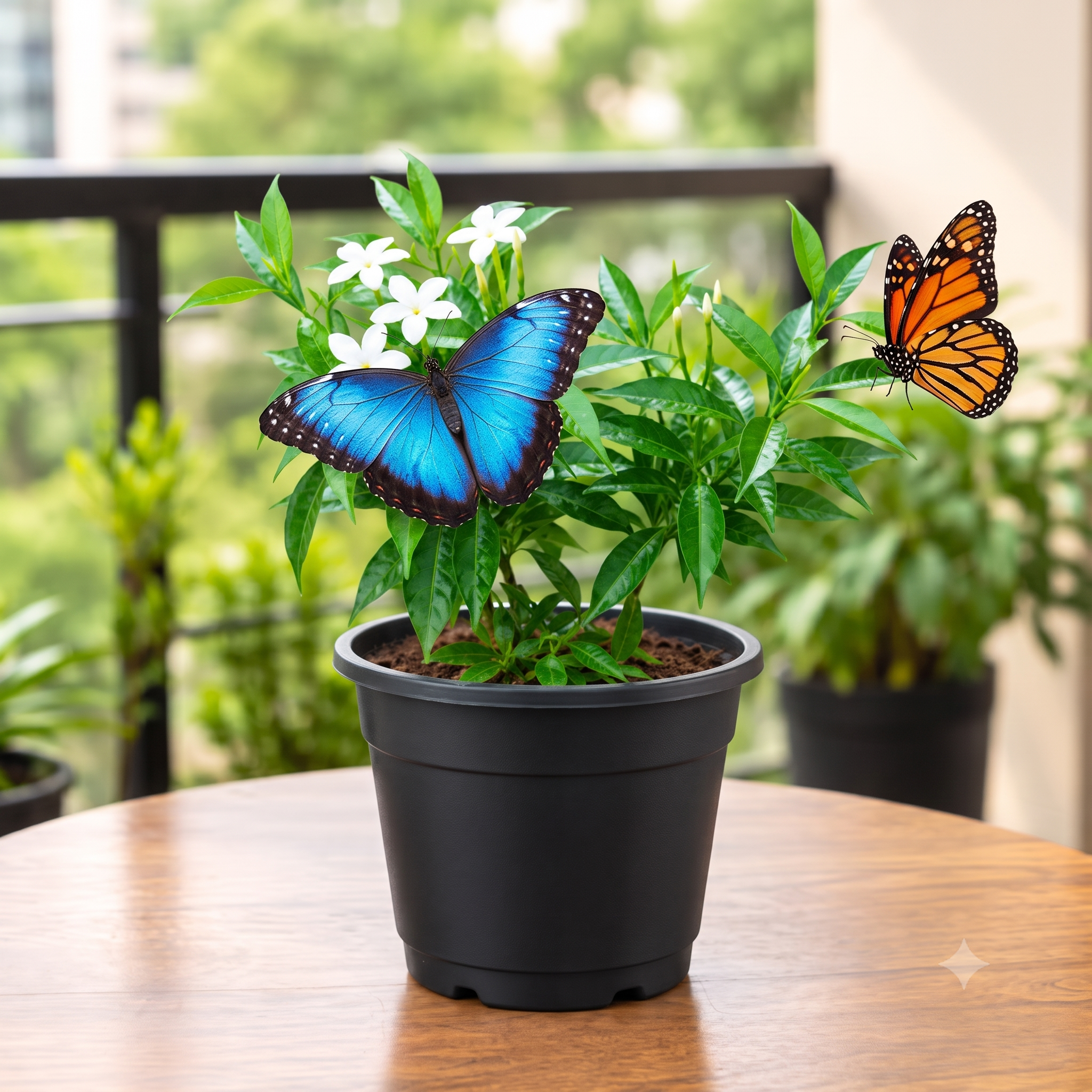 Chandni Crape Jasmine Plant (Tabernaemontana divaricata) live nursery specimen
