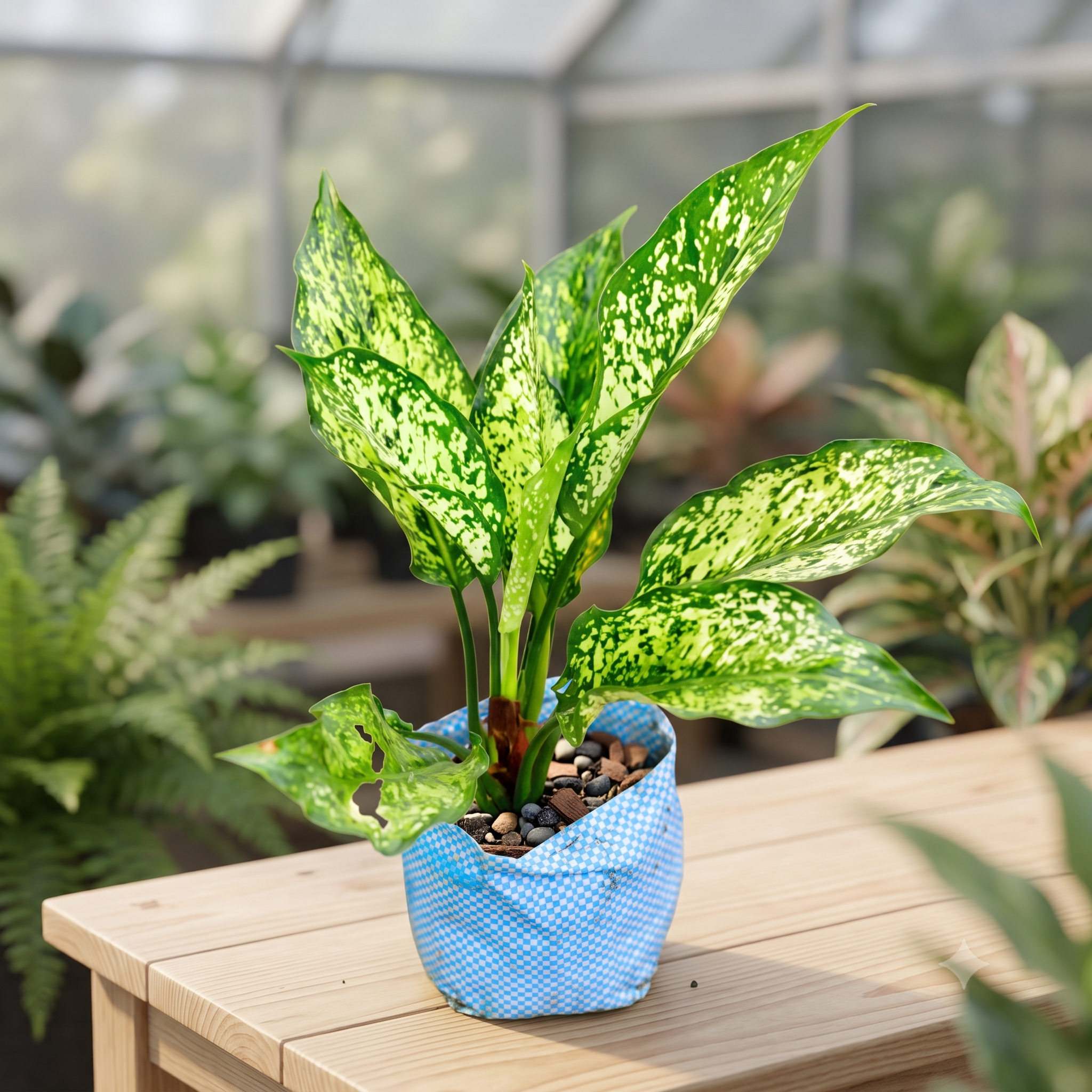 Aglaonema First Diamond (White Foliage) live nursery plant specimen