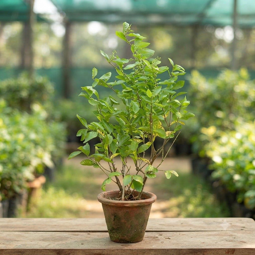 Desi Mehndi Henna Plant (Lawsonia inermis) live nursery specimen